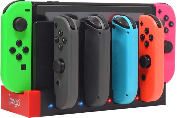4 in1 Charger Station Stand for Nintendo Switch Joy-con with LED Indication - Image 2