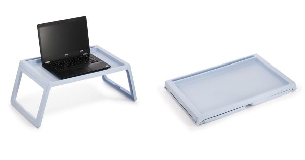 Multifunction Laptop Bed Desk with foldable legs for Home Office (Blue) - Image 9