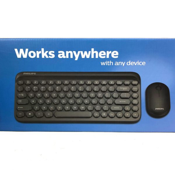 Philips Wireless Compact Keyboard and Mouse Set BT 2.4Ghz - Image 2