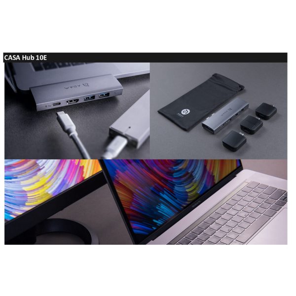 Adam Elements CASA HUB 10E SUPER DOCK USB-C TB3 8K HDMI Macbook Laptop - Image 9