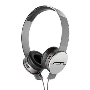 SOL Republic Tracks HD High Def V10 Headphones On Ear Wired Silver Grey - Image 1