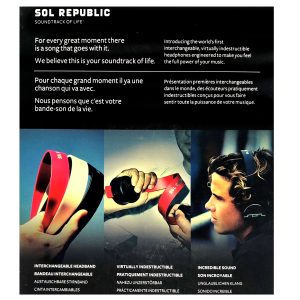 SOL Republic Tracks HD High Def V10 Headphones On Ear Wired Silver Grey - Image 5