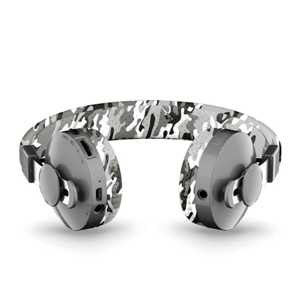 LilGadgets Untangled Pro Premium Children's Wireless Headphones Snow Camo - Image 4