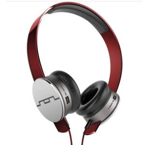 SOL Republic Tracks HD High Def V10 Headphones On Ear Wired Red - Image 1