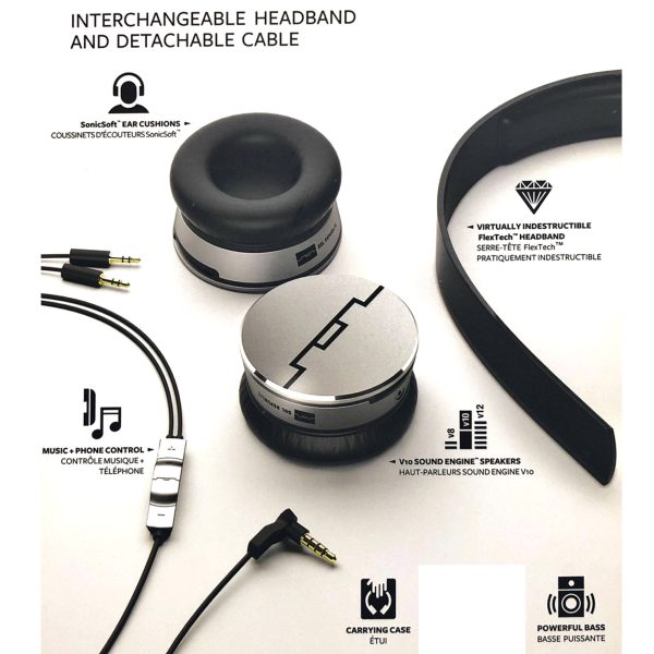 SOL Republic Tracks HD High Def V10 Headphones On Ear Wired Red - Image 5