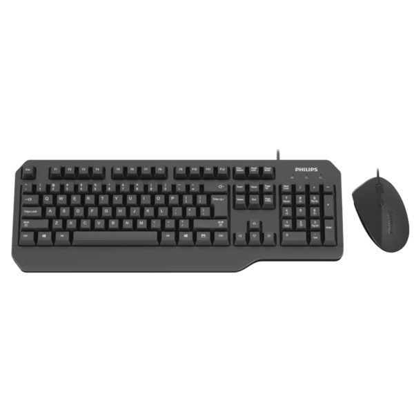 Philips Keyboad and Mouse Combo USB Wired 2400dpi SPT6202 - Image 2