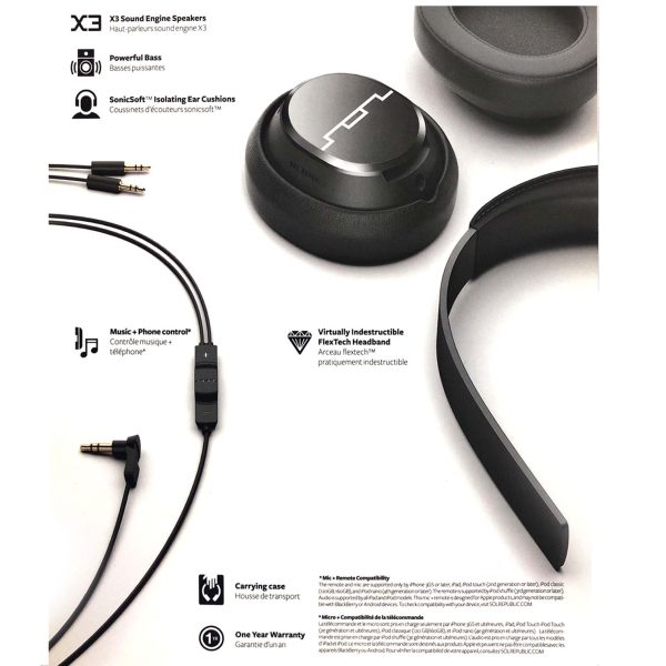 SOL Republic Master Tracks X3 Over-Ear Headphones Wired White - Image 5