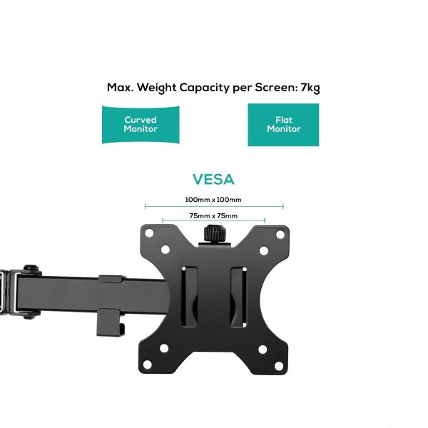 activiva Triple-Screen Articulating Monitor Arm - Image 2