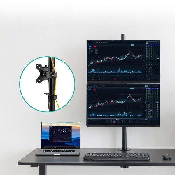 activiva Dual-Screen Articulating Vertical Monitor Arm - Image 5