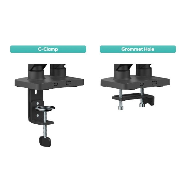 activiva Ergolife Dual-Screen Gas Spring Monitor Arm - Image 6
