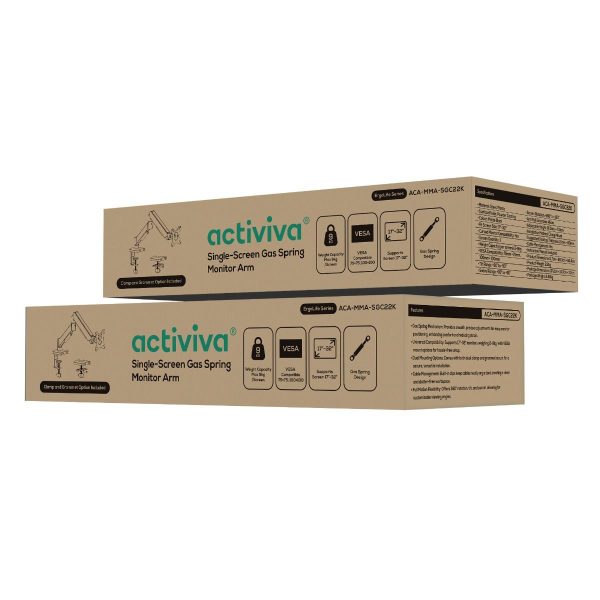 activiva Ergolife Single-Screen Gas Spring Monitor Arm - Image 7