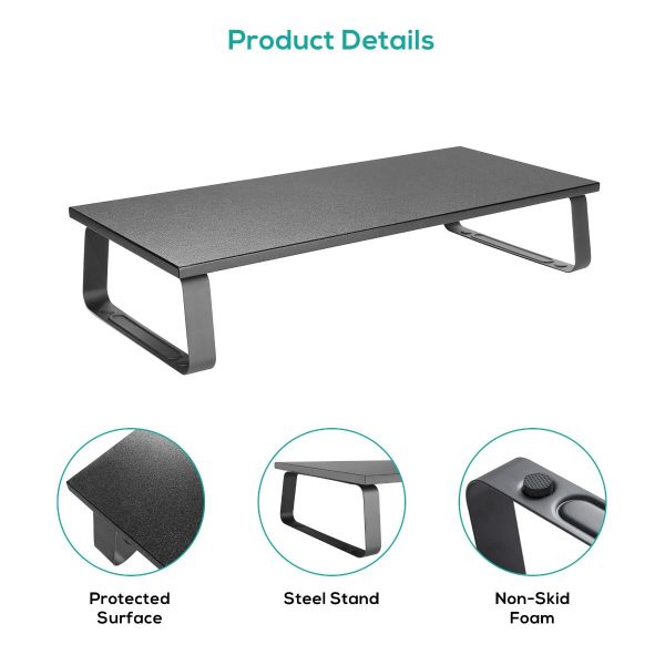activiva Ergolife Black Monitor Stand Riser - Image 3