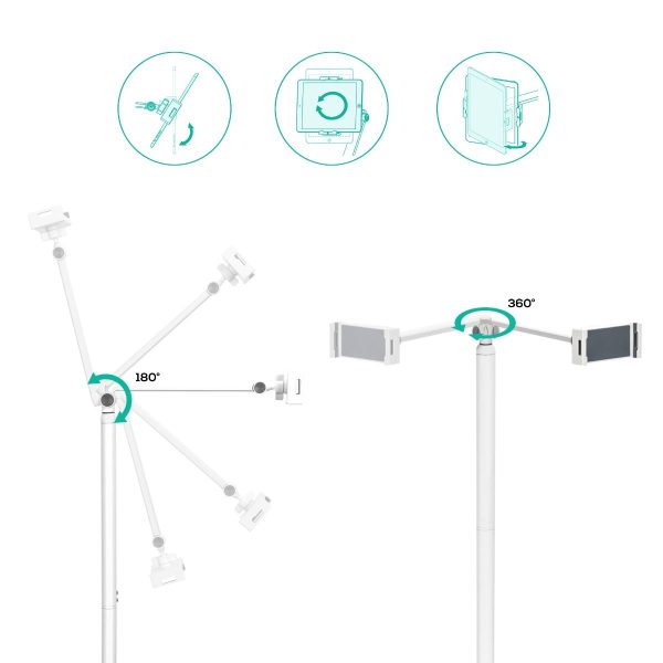 activiva Universal iPad & Tablet Floor Stand - Image 3