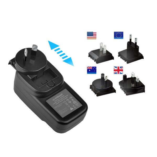 mbeat Gorilla Power 34W 4-Port USB Travel Charger (US/UK/EU/AUS) - Image 3