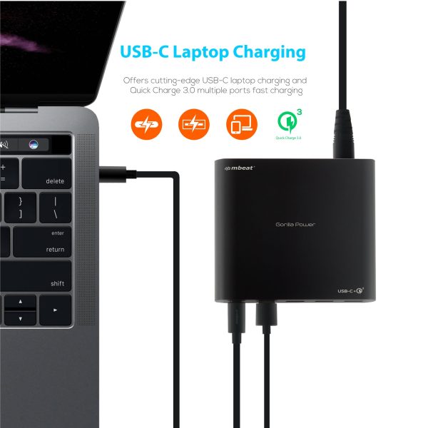 mbeat Gorilla Power 5-Port USB-C PD Charger - Image 3