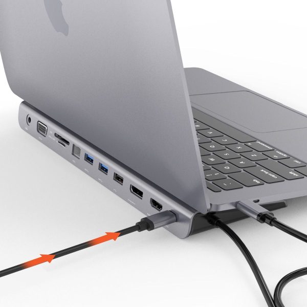mbeat 11-in-1 Multiport USB-C Dock with HDMI, DisplayPort & VGA - Image 3