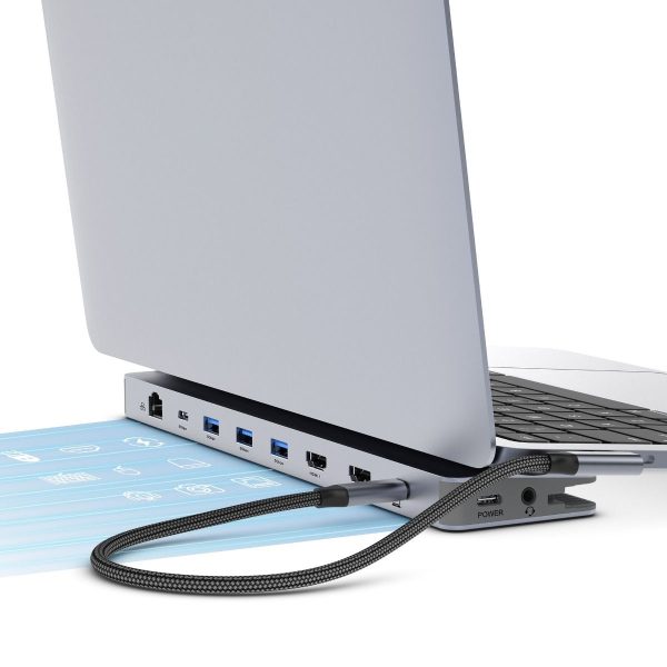 mbeat D12 Multi-Port Dual HDMI 4K USB-C Dock - Image 3