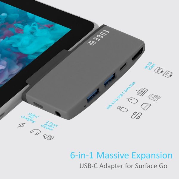 mbeat Edge Go Multifunction USB- C Hub for Microsoft Surface Go - Image 3