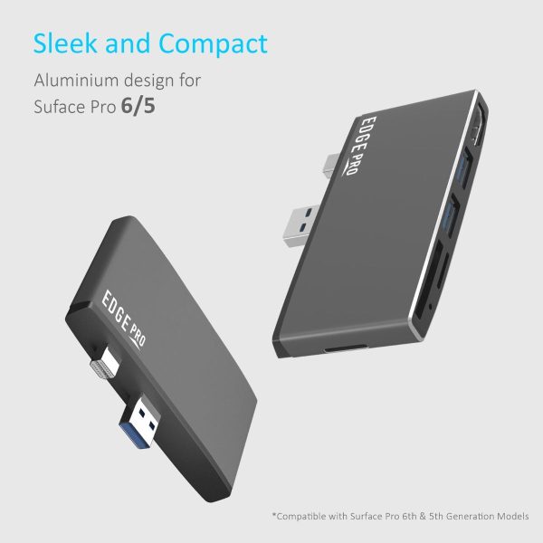 mbeat Edge Pro Multifunction USB- C Hub for Microsoft Surface Pro Gen 5/6 - Image 2