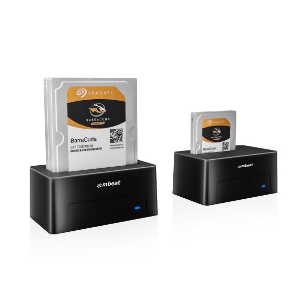 mbeat D1 USB 3.0 3.5" & 2.5" SATA HDD Docking Station - Black - Image 3