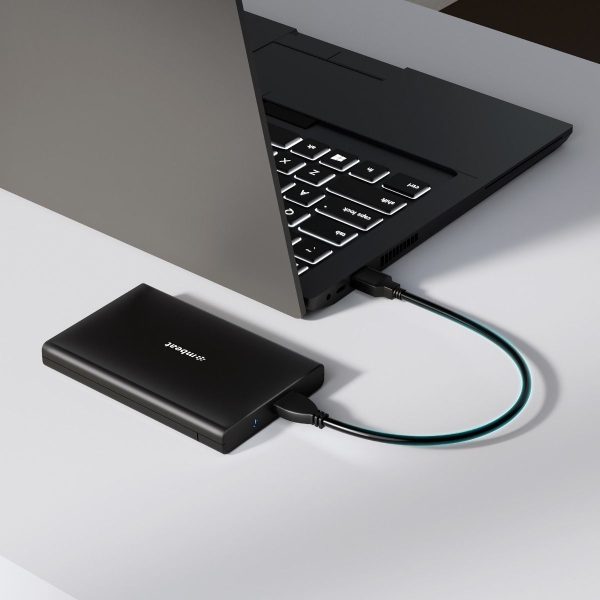 mbeat A2 Slim Tool-Free USB 3.0 2.5" SATA HDD Enclosure - Black - Image 2