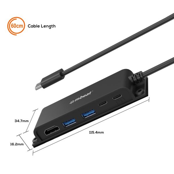 mbeat Mountable 5-Port USB-C Hub - Image 6