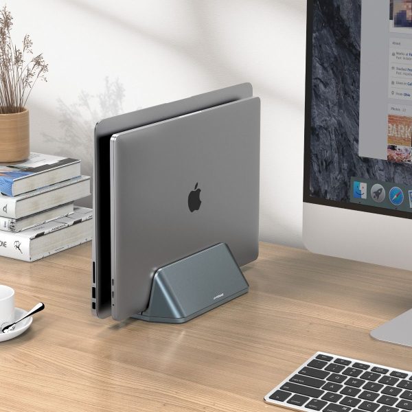 mbeat Stage S5 Adjustable Dual Bay Tablet, Laptop and MacBook Vertical Stand - Image 6