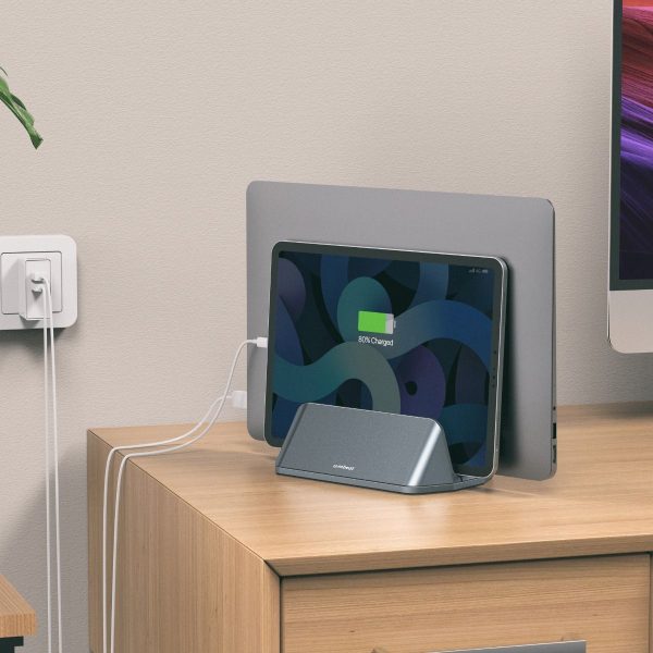 mbeat Stage S5 Adjustable Dual Bay Tablet, Laptop and MacBook Vertical Stand - Image 7