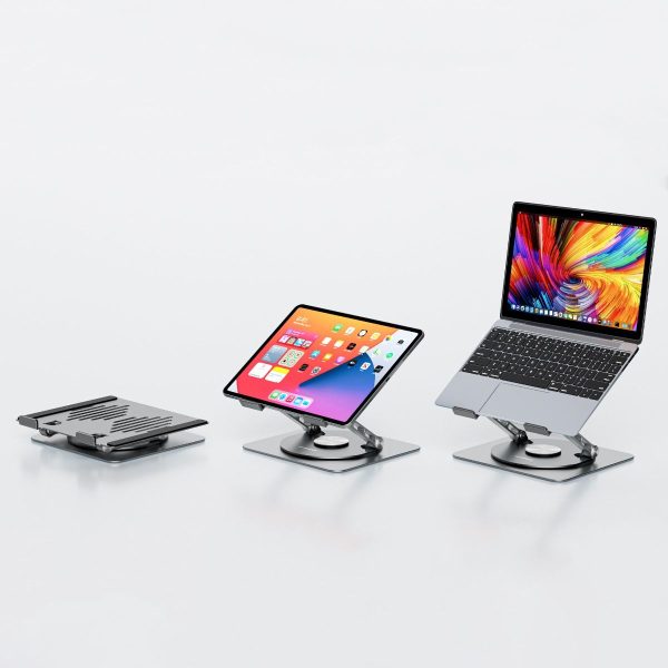 mbeat Stage S7 Rotating and Height-Adjustable Laptop Stand - Space Grey - Image 5