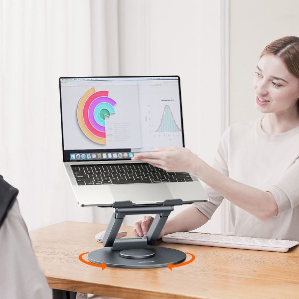 mbeat Stage S9 Rotating Laptop Stand with Telescopic Height Adjustment - Image 2
