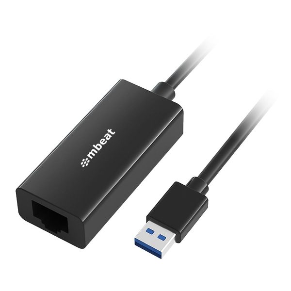 mbeat USB 3.0 Gigabit LAN Ethernet Adapter - Black - Image 2