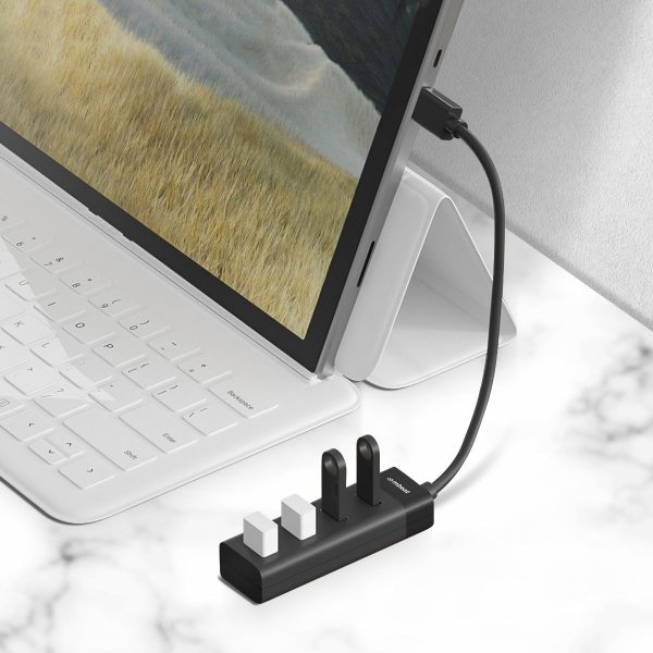 mbeat 4-Port USB 3.0 Hub - Black - Image 3