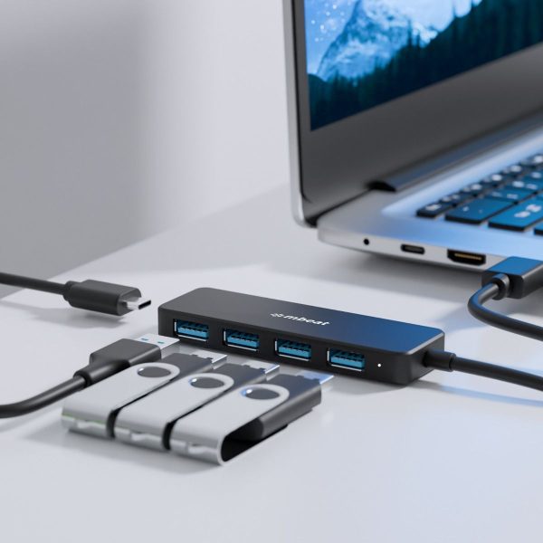 mbeat 4-Port USB 3.0 Hub with USB-C DC Port - Image 2