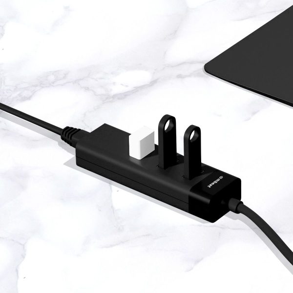 mbeat 3-Port USB 3.0 Hub & Gigabit LAN Ethernet - Black - Image 3