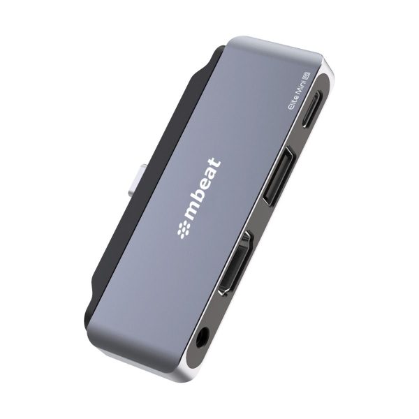 mbeat Elite Mini 4-In-1 USB-C Mobile Hub for iPad Pro, USB-C Tablet and Laptop - Image 2
