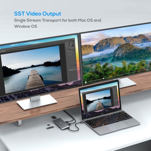 mbeat Elite X11 Dual HDMI USB-C Multifunction Docking Station - Image 4