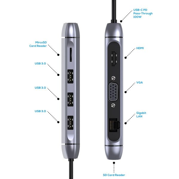mbeat Elite X9 9-In-1 USB-C Docking Station - Image 7