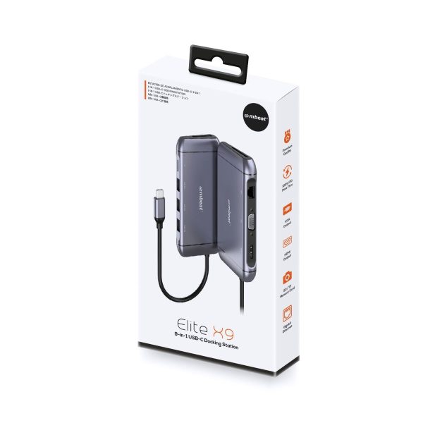 mbeat Elite X9 9-In-1 USB-C Docking Station - Image 9