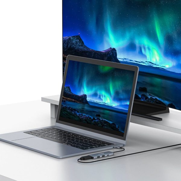 mbeat 7-in-1 USB-C 3.2 Gen2 Hub with 8K Video, 10Gbps Data - Space Grey - Image 6