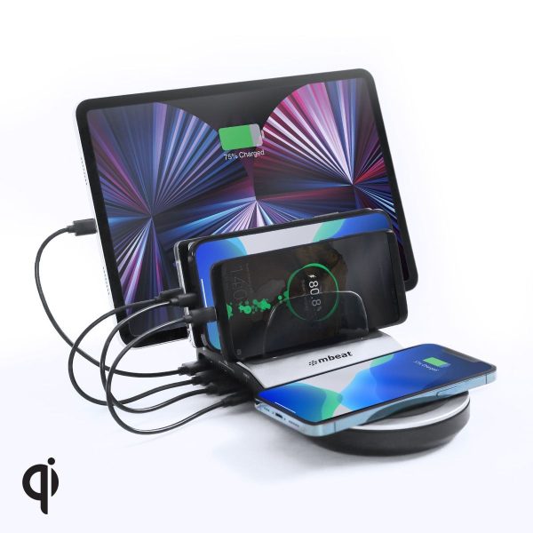 mbeat Gorilla Power 50W Qi Certified Multi-Device USB & Wireless Charging Dock - Image 2