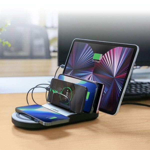 mbeat Gorilla Power 50W Qi Certified Multi-Device USB & Wireless Charging Dock - Image 4