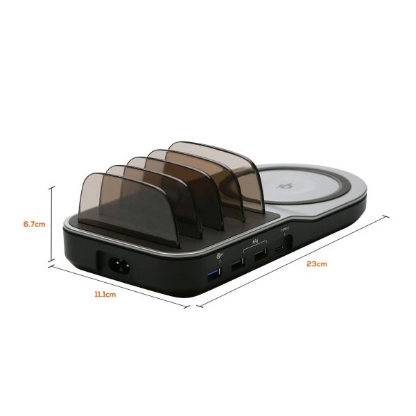 mbeat Gorilla Power 50W Qi Certified Multi-Device USB & Wireless Charging Dock - Image 6