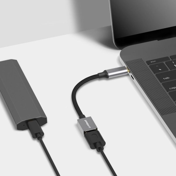 mbeat Tough Link USB-C to USB 3.0 Adapter with Cable - Space Grey - Image 3