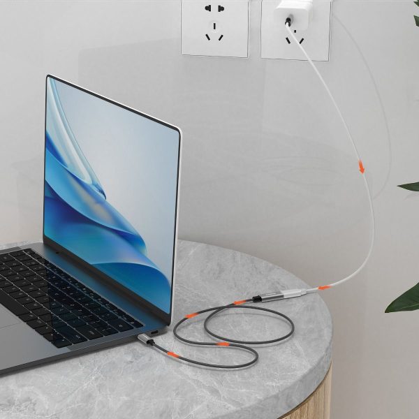 mbeat Tough Link 1m USB 3.2 Gen2 USB-C Extension Cable - Space Grey - Image 3
