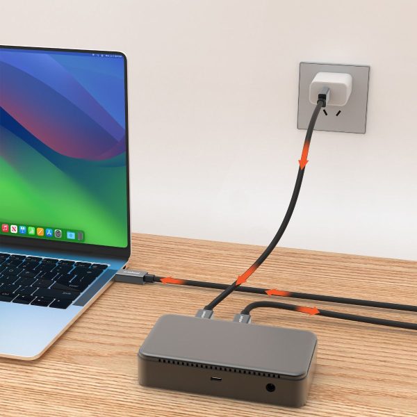 mbeat Tough Link 1m USB 4.0 USB-C Cable - Space Grey - Image 2