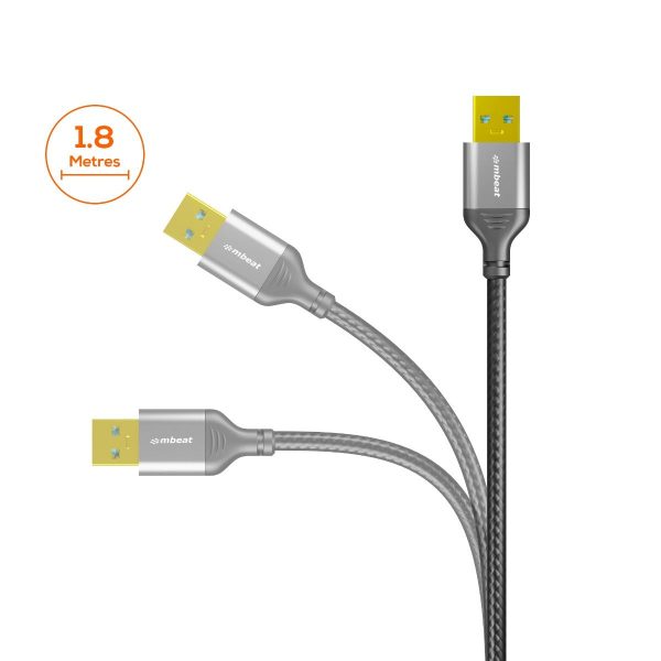 mbeat Tough Link 1.8m USB 3.0 to USB 3.0 Extension Cable - Image 4