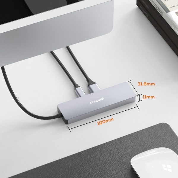 mbeat Elite 4-Port 10Gbps USB-C Gen 2 Hub (2A+2C) - Image 6