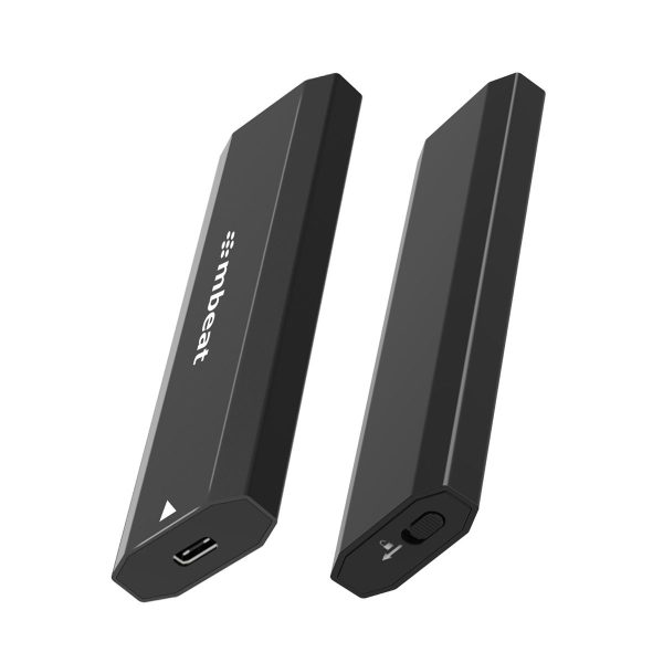 mbeat Elite USB-C to M.2 SSD Enclosure (M-Key, B+M Key) - Matte Black - Image 2