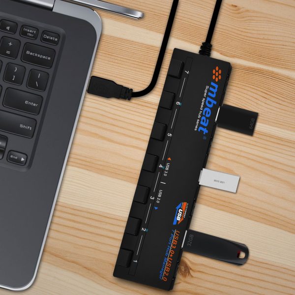 mbeat 7-Port USB 3.0 and USB 2.0 Hub Manager With Switches - Image 4