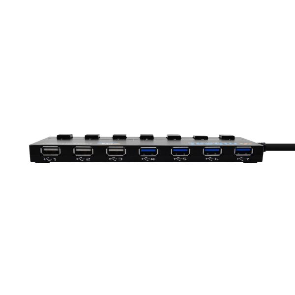 mbeat 7-Port USB 3.0 and USB 2.0 Hub Manager With Switches - Image 3